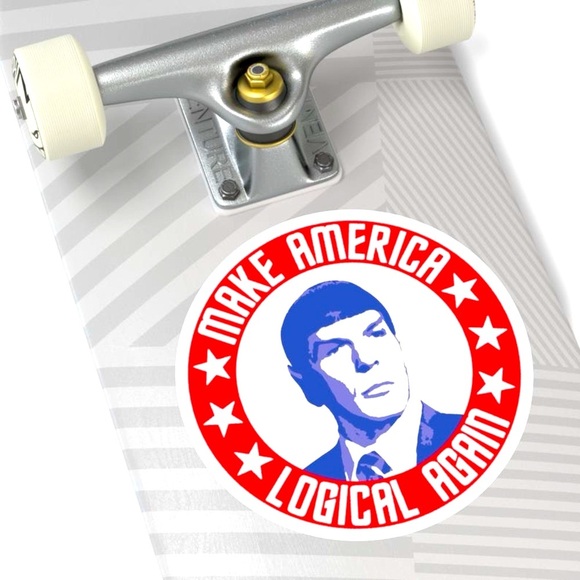 Star Trek - Mr. Spock “Make America Logical Again” Decal/Sticker 🇺🇸 - Picture 3 of 4